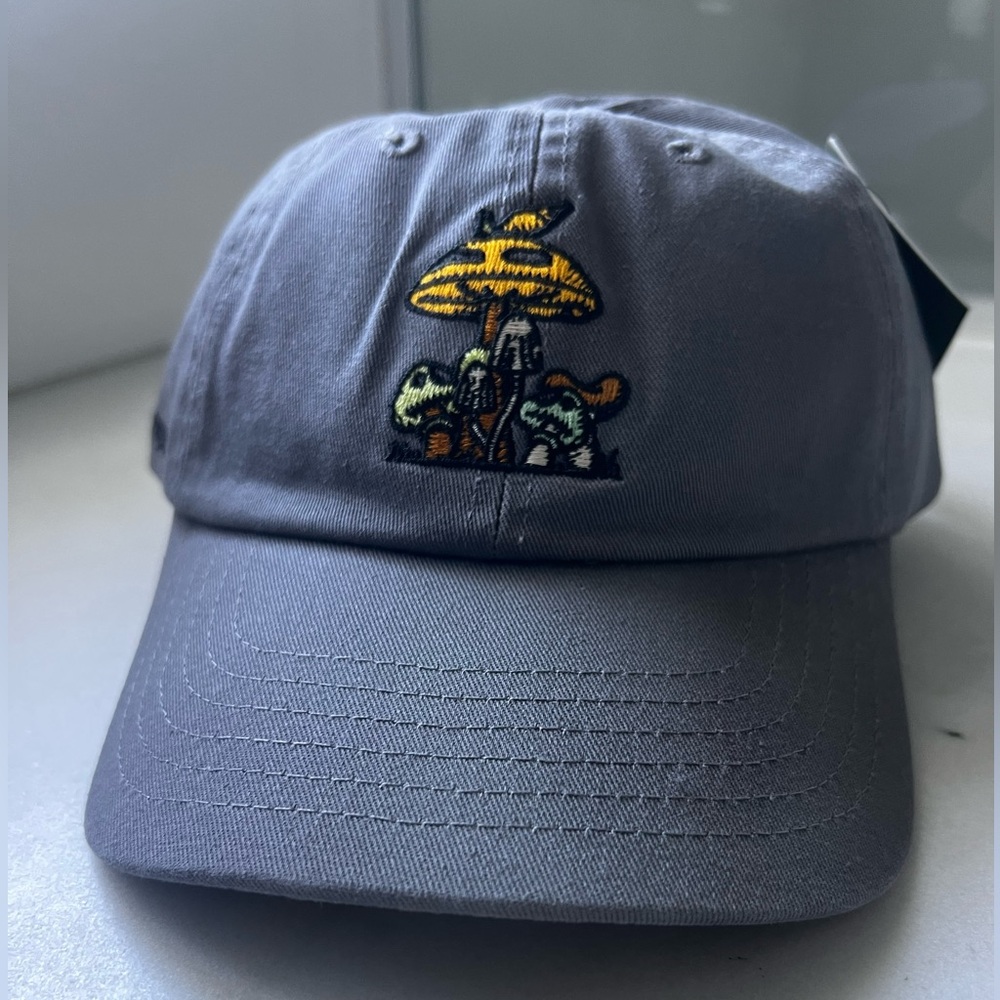 Parks Project Gray Cap with Embroidered Fungi Design
